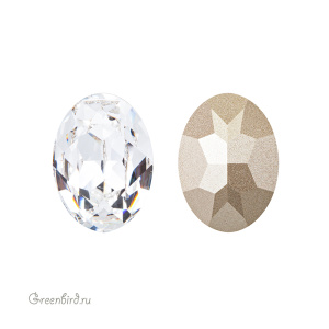 4120 Oval Fancy Stone 25х18 мм – Crystal (#001)