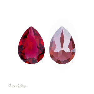 Swarovski 4320 Капля 8х6 мм, алый сияющий (#276IGNIT), 1 шт.