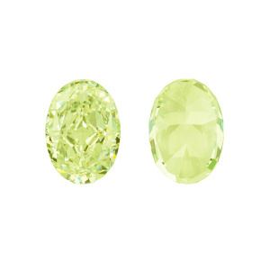 Фианит Crystalbird Oval 14x10мм, Light Green Citrine, 1 шт. (#CBFN-OS-05)