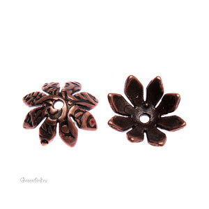 JBB Чашечка "Восемь лепестков", ант. медь (J107-104)