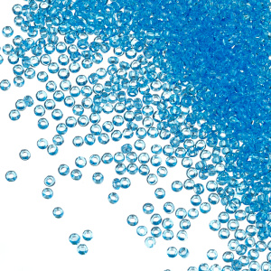 Бисер чешский PRECIOSA Czech круглый 11/0, AQUA (#60010), 10 г