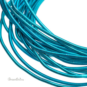 Канитель мягкая 1 мм, морской синий (KAN6136)