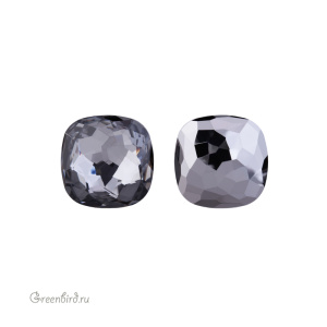 Swarovski 4483 Тонкий Кушон 10 мм, серебряная ночь (#001SINI), 1 шт.