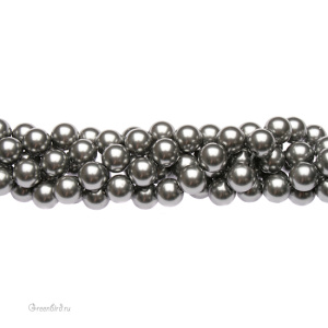 Swarovski 5810 Жемчуг 8 мм, серый (#731), уп. 20 шт.