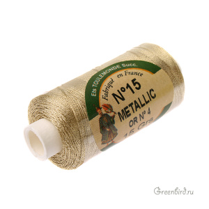 Металлизированная нить №15 Au Chinois, OR №4 (Gold)