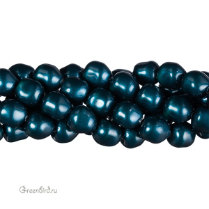 Swarovski 5840 Жемчуг барочный 8 мм, петрол (#600), 1 шт.
