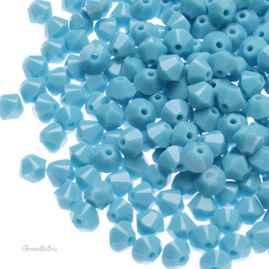 Swarovski 5328 Биконусы 4 мм, бирюзовый (#267), уп. 20 шт.