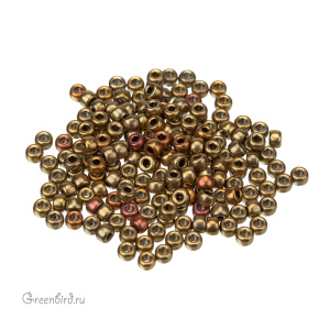 Matubo 8/0, Matte Metallic Gold Iris, 5 гр (#K0161)