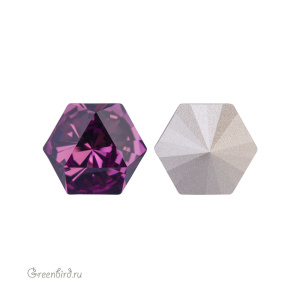 Swarovski 4699 Призматический гексагон 6x6,9 мм, аметист (#204), 1 шт.