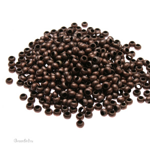 Металлический бисер 11/0, ant. copper (#MT11-COPANT)