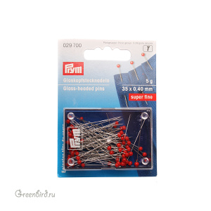 Булавки портновские для тонких тканей Prym, уп. 5 гр (#029700)