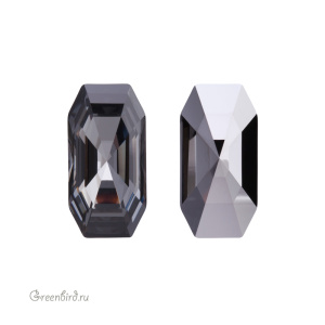 Swarovski 4595 Удлинённый империал 12x6 мм, серебряная ночь (#001SINI), 1 шт.