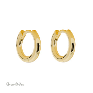 Швензы-кольца "Конго мини" 14 мм, золото, пара (#SV1701-1516)