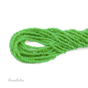 Бисер граненый Preciosa Charlotte Cut 13/0, Green (#53230), 10 г