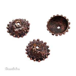 "Специи", чашечка, ант. бронза, 1 шт. (#1538)