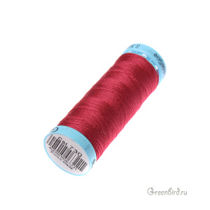 Шелковая нить Gutermann S303, 100м, красное вино (#730)