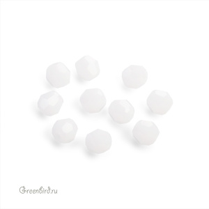 5000 Бусины круглые 4mm – White Alabaster (#281) 5000 Бусины круглые 4mm – White Alabaster (#281)