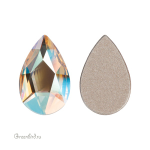 Swarovski 2303 Клеевые стразы Капля 14х9 мм, шелк с мерцанием (#391SHIM), 1 шт.