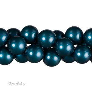 Swarovski 5811 Жемчуг с расширенным отверстием 12 мм, петрол (#600), 1 шт.