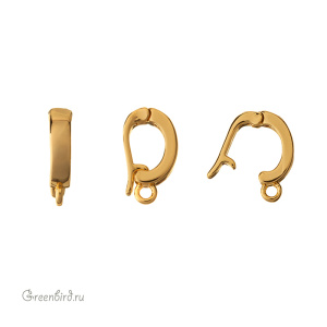 Бейл-замочек, золото, 1 шт. (#SV1701-B23-G)