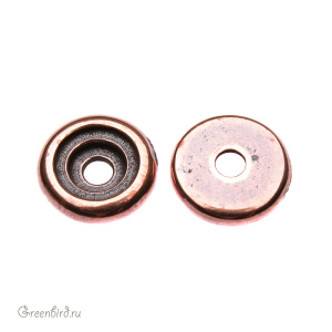 Элемент под заклепку "Для флэтбэка SS34", ант. медь (#TC-5795)