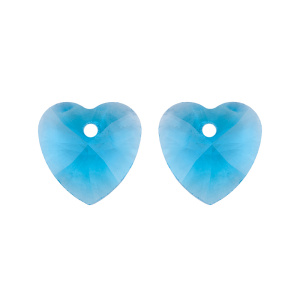 Crystalbird 6228C подвеска Heart 10 мм – Aquamarine (#202), 1 шт. (#CBPN-0041)