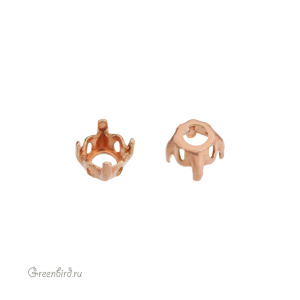 1088 Оправа для ювелирного кристалла Chaton SS22, томпак