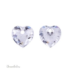 6432 подвеска Heart Cut 8 mm – Crystal (#001) 6432 подвеска Heart Cut 8 mm – Crystal (#001)