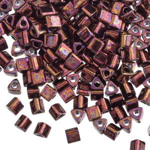 Бисер TOHO Triangle 8/0 темная бронза (#222), 10 г