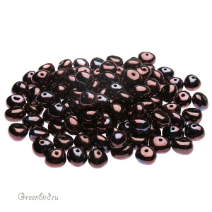 Бусины Nugget 6х8, метал. аметист, 25 гр (#0608-LE23980)