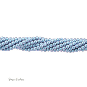 Жемчуг 2 мм #5810 Iridescent Light Blue (#948)