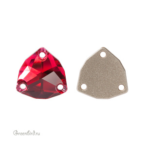 3272 Trilliant Sew-on Stone 16 мм – Scarlet (#276) 3272 Trilliant Sew-on Stone 16 мм – Scarlet (#276)