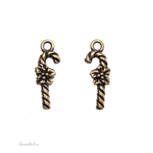 Подвеска "Новогодняя конфета", ант. латунь, 1 шт. (#TC-2347) Подвеска "Новогодняя конфета", ант. латунь, 1 шт. (#TC-2347)