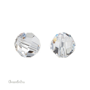 Swarovski 5000 Бусина круглая 7 мм, прозрачный (#001), 1 шт.