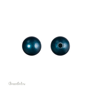 Жемчуг полупросверленный 4мм #5818 Petrol (#600)
