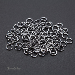 Соединительные кольца 5 мм, gunmetal (#SVA-Rings-005T)