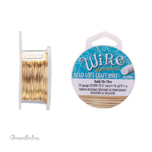 Проволока Wire Elements 24 Ga Gold (CW24R-GL-10) Проволока Wire Elements 24 Ga Gold (CW24R-GL-10)