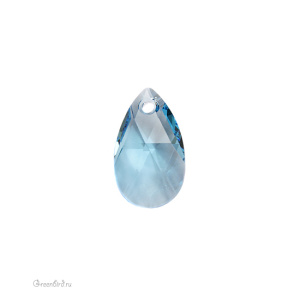 6106 подвеска Pear Shaped 16mm – Aquamarine (#202)