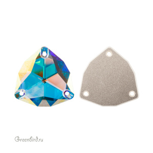 Swarovski пришивные 3272 Триллиант 28 мм, прозрачный радужный (#001AB), 1 шт.