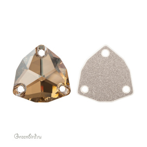 Swarovski пришивные 3272 Триллиант 16 мм, золотистая дымка (#001GSHA), 1 шт.