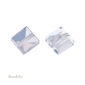 Swarovski 5061 Бусина Шип квадратный 5,5 мм, прозрачный (#001), 1 шт.