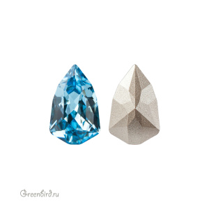 Swarovski 4707 Узкий триллиант 13,6x8,6 мм, аквамарин (#202), 1 шт.