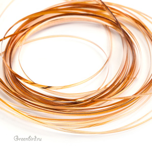 Бить, 1 мм, светлое золото (#336)