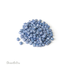 Minos® par Puca® 2,5x3 мм, Opaque Blue Ceramic Look, 5 гр (#03000/14464)