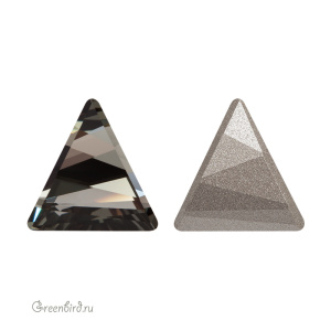 Swarovski 4717 Дельта 15,5 мм, черный алмаз (#215), 1 шт.