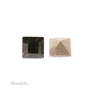 Swarovski 4428 Квадрат 4 мм, графит (#253), 1 шт.