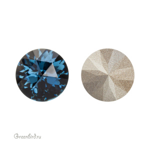 1401 Rose Cut Round Stone 10 мм – Montana (#207) 1401 Rose Cut Round Stone 10 мм – Montana (#207)