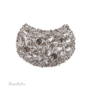 Swarovski 890142 Кристальная ткань Galuchat 35х21 мм, (#012/001MLGLD), 1 шт.