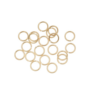 Соединительные кольца 6 мм, золото, уп. 20 шт. (#CN-RG-010G)