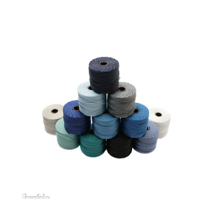 Нитки Superlon, синий микс (#SLBC-MIX20)